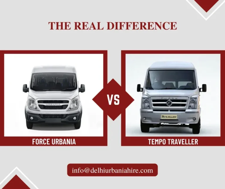 what is the difference between Urbania van and tempo traveller