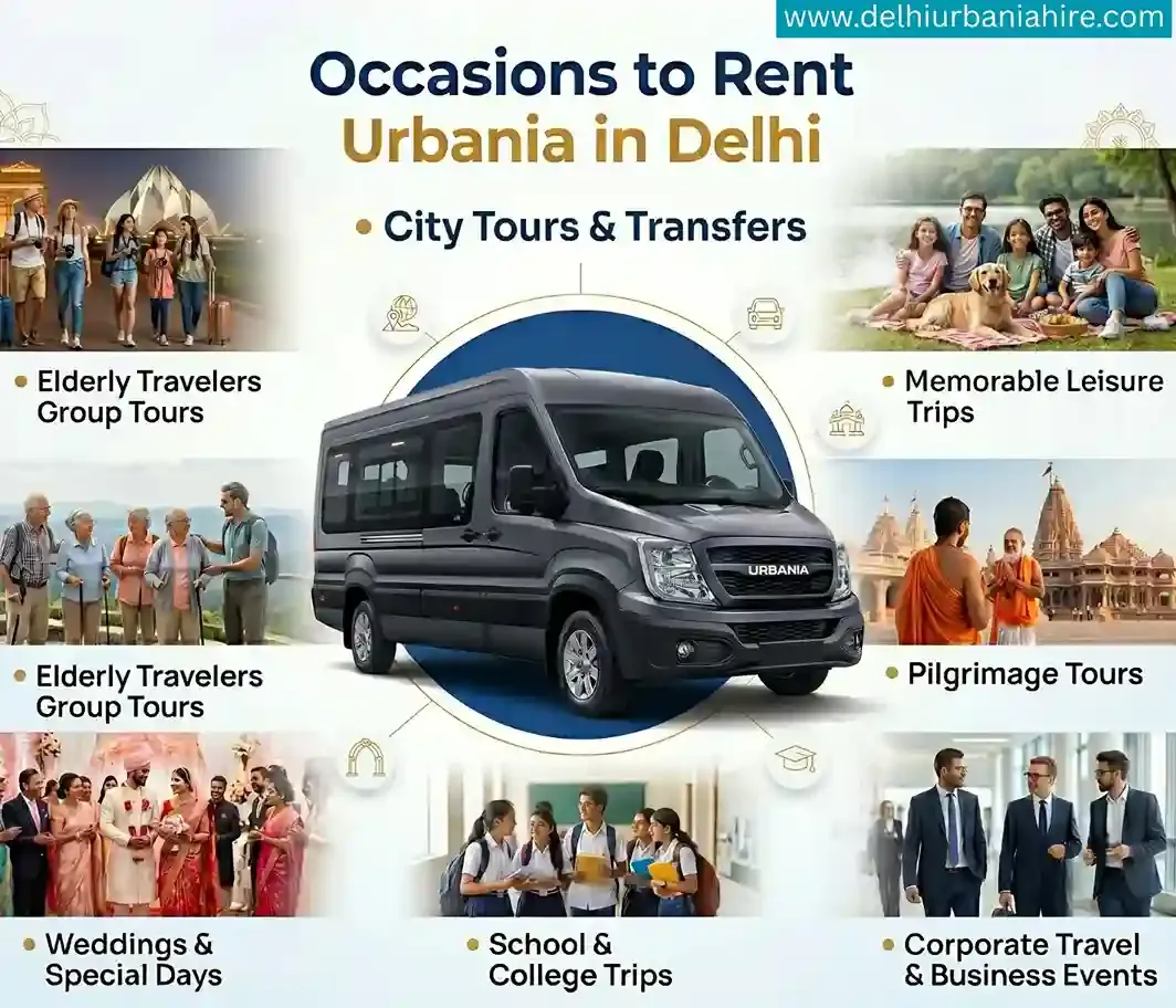 occasions to hire urbania in delhi